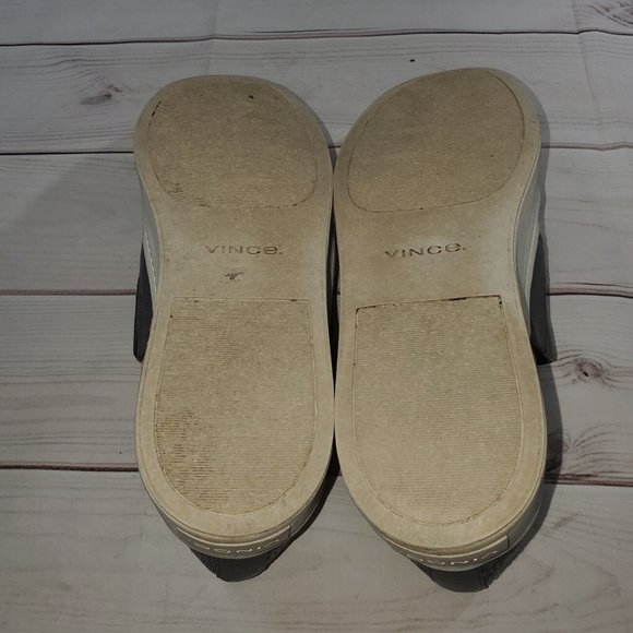 Vince Sneakers 9.5M Womens Platform Gray Slip On Comfort Shoes - Picture 8 of 9